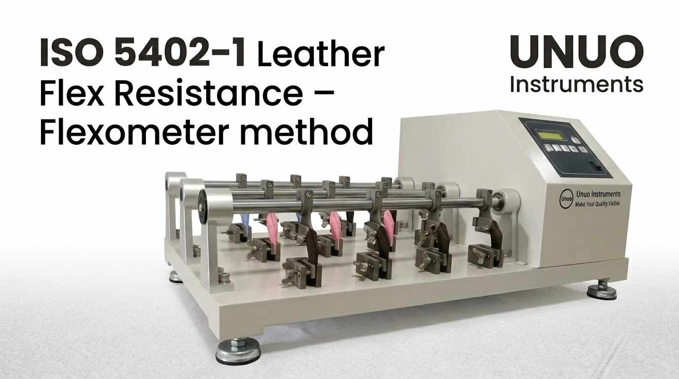 ISO 5402-1 Leather flex resistance - Bally flexing test