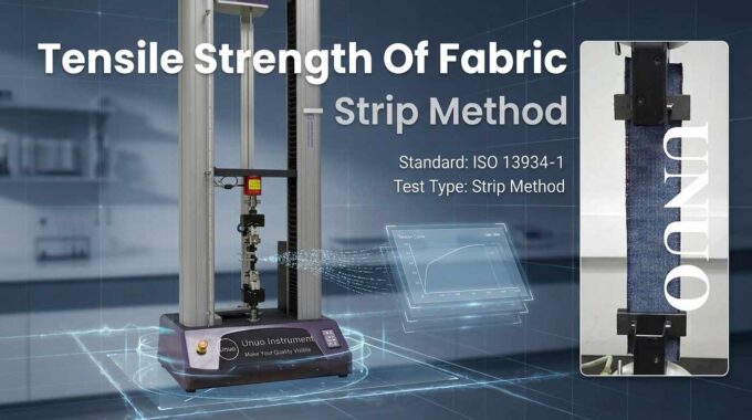 Tensile Strength Of Fabric - Strip Method