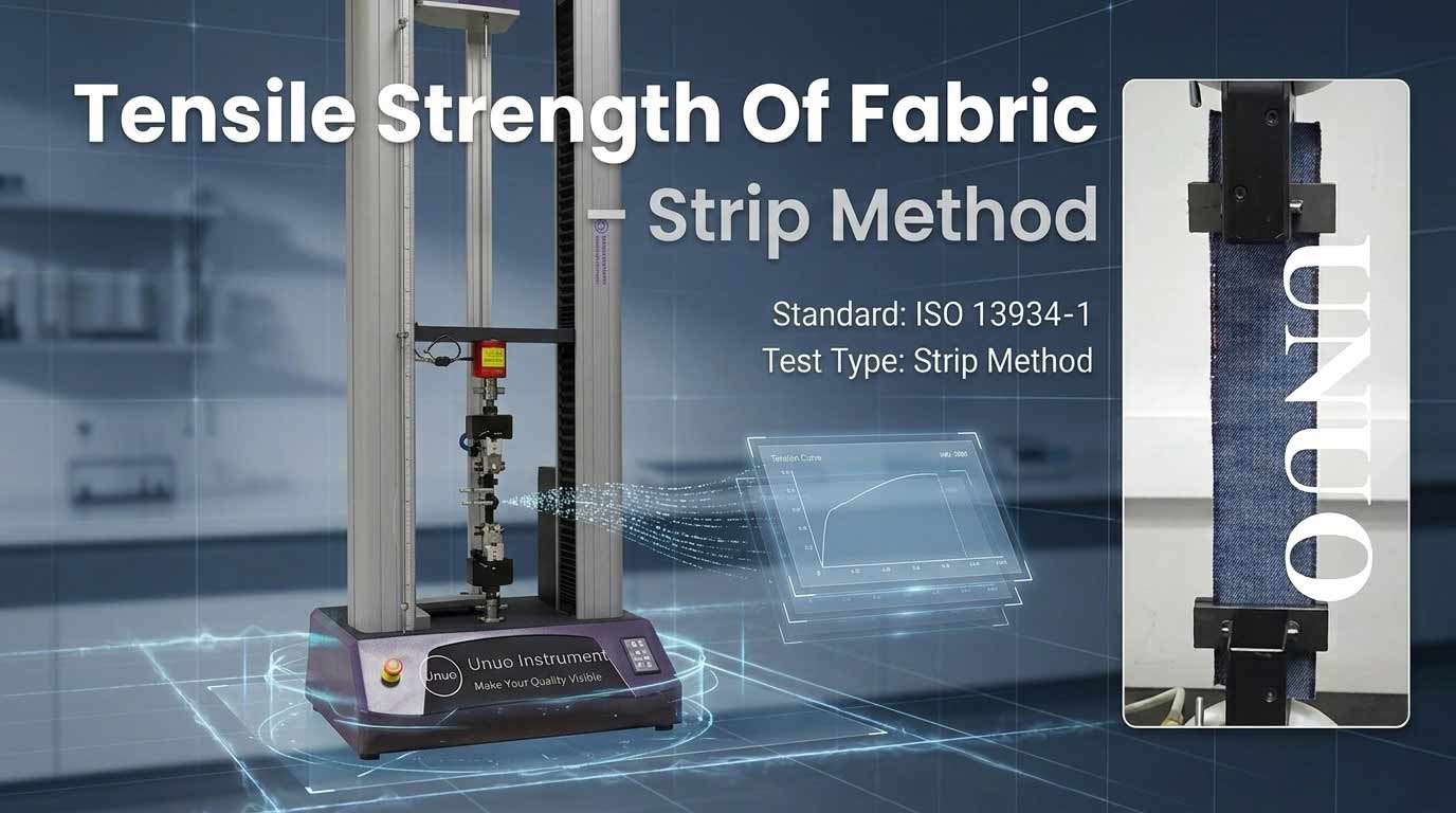 Tensile Strength Of Fabric - Strip Method