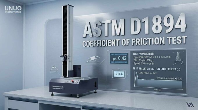 ASTM D1894 Coefficient Of Friction Test COF 1