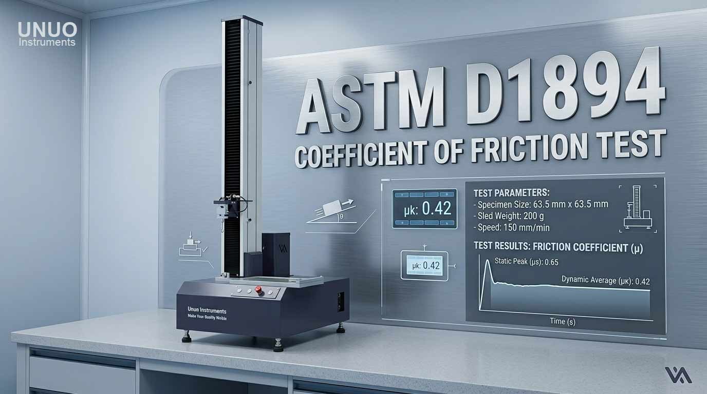 ASTM D1894 Coefficient Of Friction Test COF 1